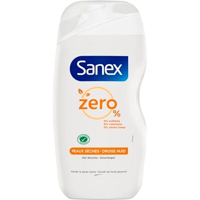 Sanex Tvålfri duschgel noll% (0%) torr hud inga färgämnen och kontroversiella ämnen miljövänlig och hudvänlig formula rik på fuktgivande medel 500 ml set med 2 Sanex Tvålfri duschgel noll% (0%) torr hud inga färgämnen och kontroversiella ämnen miljövänlig och hudvänlig formula rik på fuktgivande medel 500 ml set med 2