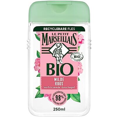 Le Petit Marseillais Uppfriskande ekologisk duschgel med ekologisk vildrosa, ekologisk certifierad formel och dermatologiskt testad, 12 x 250 ml Le Petit Marseillais Uppfriskande ekologisk duschgel med ekologisk vildrosa, ekologisk certifierad formel och dermatologiskt testad, 12 x 250 ml