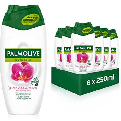 Palmolive duschgel Naturals orkidé och mjölk 6 x 250 ml – krämdusch med orkidédoft Palmolive duschgel Naturals orkidé och mjölk 6 x 250 ml – krämdusch med orkidédoft
