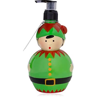 accentra Handtvål BELIEVE IN YOURSELF, 310 ml i pumpdispenser, älvaform, flytande tvåldispenser, tranbär Apple doft – påfyllningsbar, grön accentra Handtvål BELIEVE IN YOURSELF, 310 ml i pumpdispenser, älvaform, flytande tvåldispenser, tranbär Apple doft – påfyllningsbar, grön