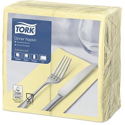 Tork 477611 middagar servetter, 2-lagers 1/8 fald, 39 cm x 39 cm (1 800-pack) Tork 477611 middagar servetter, 2-lagers 1/8 fald, 39 cm x 39 cm (1 800-pack)