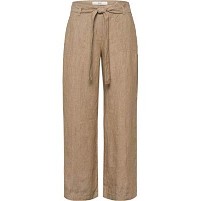 Brax Dam stil Maine S förkortade linnebyxor byxor, Toffee, 31W x 34L Brax Dam stil Maine S förkortade linnebyxor byxor, Toffee, 31W x 34L