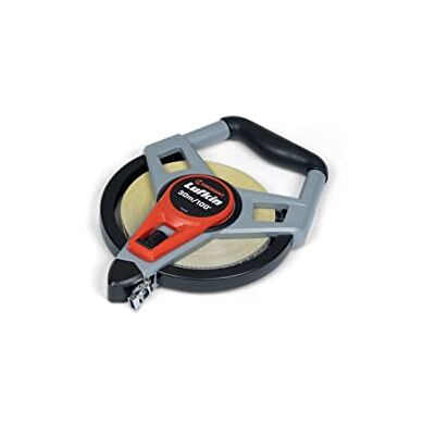 Lufkin Crescent FE30CME glasfiber-måttband 30 m x 19 mm/100 tum x 3/4, med metrisk och engelsk måttindelning och 3-till-1 returbyte, orange, 30 m/100 ft x 19 mm/3/4 tum Lufkin Crescent FE30CME glasfiber-måttband 30 m x 19 mm/100 tum x 3/4, med metrisk och engelsk måttindelning och 3-till-1 returbyte, orange, 30 m/100 ft x 19 mm/3/4 tum