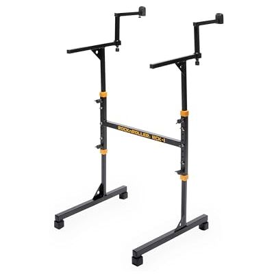 Rock-N-Roller Rock N Roller Compact Keystand RCK-1, portabelt tangentbordsstativ (tangentbordsstativ med 2 nivåer, robust och justerbart, hög lastkapacitet, med bärväska, reseanpassat tangentbordsstativ) Rock-N-Roller Rock N Roller Compact Keystand RCK-1, portabelt tangentbordsstativ (tangentbordsstativ med 2 nivåer, robust och justerbart, hög lastkapacitet, med bärväska, reseanpassat tangentbordsstativ)