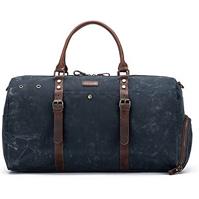 Della Q Blue (55,9 x 30,5 x 25,4 cm) Canvas Weekender 1 enhet Della Q Blue (55,9 x 30,5 x 25,4 cm) Canvas Weekender 1 enhet