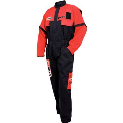 KS TOOLS 100394 Overall, röd/svart XXL KS TOOLS 100394 Overall, röd/svart XXL