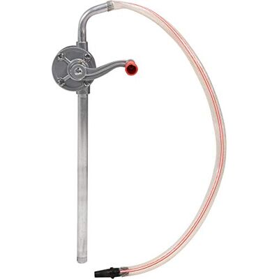VOREL Mini aluminium hand oljefatspump med vev, 15 liter/min, stabil och lätt design, diesel fatpump olja vevpump VOREL Mini aluminium hand oljefatspump med vev, 15 liter/min, stabil och lätt design, diesel fatpump olja vevpump
