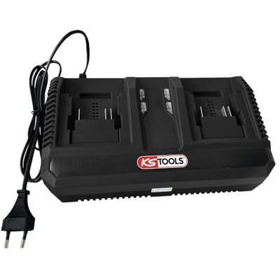 KS TOOLS 515.4706F – Dubbel snabbladdare (18 V, 8 A) KS TOOLS 515.4706F – Dubbel snabbladdare (18 V, 8 A)