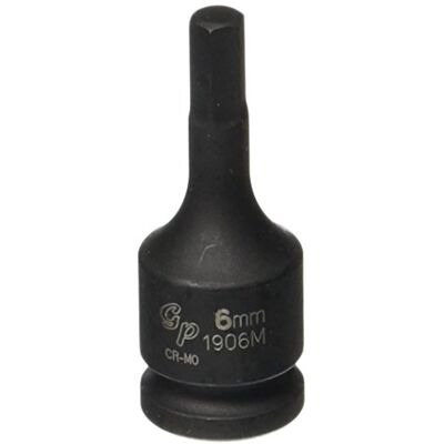 Grey Pneumatic Grå pneumatisk (1906M 3/8 tum enhet x 6 mm sexkantsuttag Grey Pneumatic Grå pneumatisk (1906M 3/8 tum enhet x 6 mm sexkantsuttag