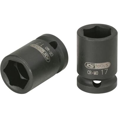 KS TOOLS 515.1031-E 1/2” sexkant-krafthylsa, kort 31mm på hängare KS TOOLS 515.1031-E 1/2” sexkant-krafthylsa, kort 31mm på hängare