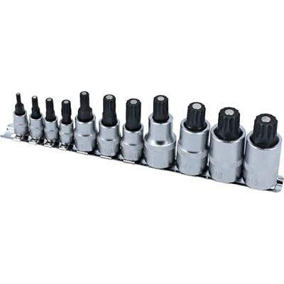 Laser 8923 magnetisk spline bit set 11 st Laser 8923 magnetisk spline bit set 11 st