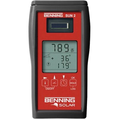 BENNING SUN 2-enhet för mätning av temperatur och strålning, 050420 BENNING SUN 2-enhet för mätning av temperatur och strålning, 050420