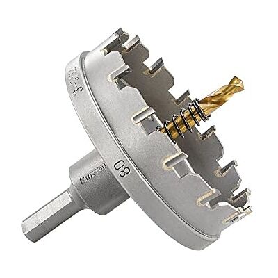 Starrett SM80 metallhålsåg, plåt i rostfritt stål, 80 mm Starrett SM80 metallhålsåg, plåt i rostfritt stål, 80 mm