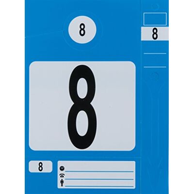 KS TOOLS 500.8016 Nyckelringset, blå, 300 stycken KS TOOLS 500.8016 Nyckelringset, blå, 300 stycken