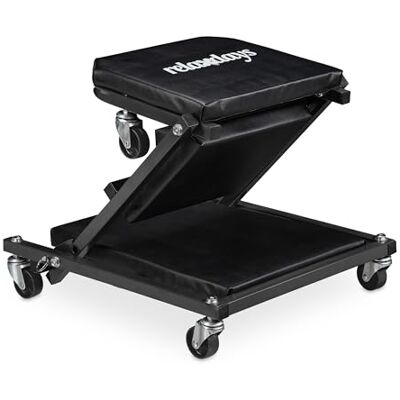 Relaxdays Rullbräda verkstad upp till 150 kg, 2-i-1 rullstol och 2-i-1 rullstol & verkstadsstol, vikbar, 360° roterbar, bil, stål Relaxdays Rullbräda verkstad upp till 150 kg, 2-i-1 rullstol och 2-i-1 rullstol & verkstadsstol, vikbar, 360° roterbar, bil, stål