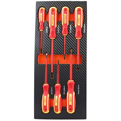 FISCHER DAREX Module 7 skruvmejsel Vde 1000V 810919 orange/svart FISCHER DAREX Module 7 skruvmejsel Vde 1000V 810919 orange/svart