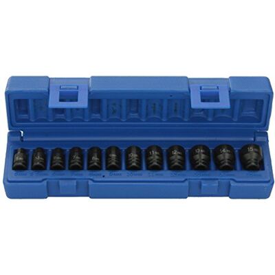 Grey Pneumatic (9712MG) Hylsnyckelsats, 12-delar, metrisk magnetisk slaghylsnyckelsats med 1/4"-fäste Grey Pneumatic (9712MG) Hylsnyckelsats, 12-delar, metrisk magnetisk slaghylsnyckelsats med 1/4"-fäste