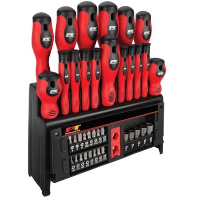 PERFORMANCE TOOL Prestandaverktyg – 39 st skruvmejselset med rack (W1727), handverktyg – skruvmejselsatser PERFORMANCE TOOL Prestandaverktyg – 39 st skruvmejselset med rack (W1727), handverktyg – skruvmejselsatser