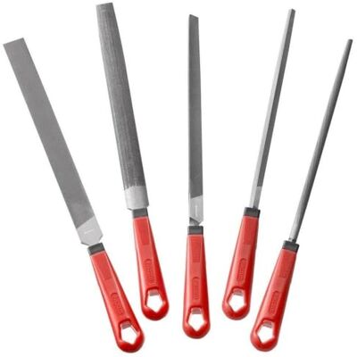 Facom LIM250EM.J5 andra klippta filer, 250 mm lång, 5-pack Facom LIM250EM.J5 andra klippta filer, 250 mm lång, 5-pack