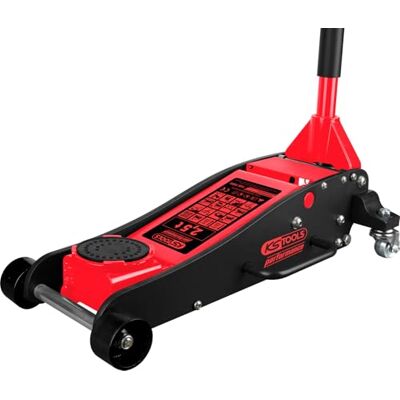 KS TOOLS 160.1005 Performance hydraulisk aluminiumdomkraft, 2500 kg, lyfthöjd: 100–450 mm KS TOOLS 160.1005 Performance hydraulisk aluminiumdomkraft, 2500 kg, lyfthöjd: 100–450 mm