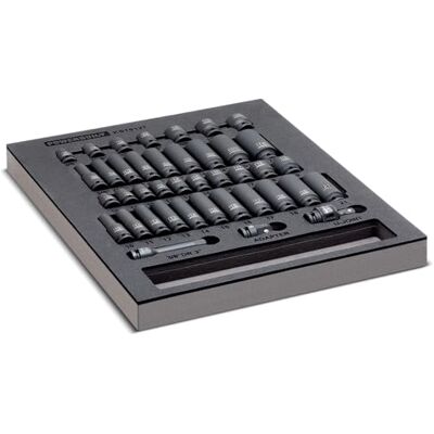 Powerbuilt 949011 3/8 tum Drive Master Impact Socket Set, 40 stycken Powerbuilt 949011 3/8 tum Drive Master Impact Socket Set, 40 stycken