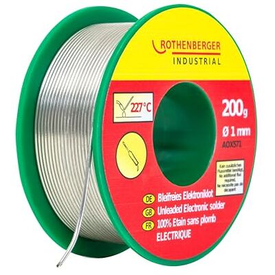 Rothenberger 1000002550 elektrisk blyfri stift, 200 g, 1 mm Ø Rothenberger 1000002550 elektrisk blyfri stift, 200 g, 1 mm Ø
