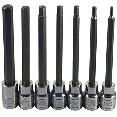 ATD Tools 13787 Extra lång 7-delad metrisk hexbit hylssats verktyg ATD Tools 13787 Extra lång 7-delad metrisk hexbit hylssats verktyg