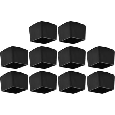 cyclingcolors 10 x Square Tube Pluggar Flexibelt Gummiskydd Svart Möbler, 20 x 20 mm cyclingcolors 10 x Square Tube Pluggar Flexibelt Gummiskydd Svart Möbler, 20 x 20 mm