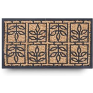 LifeChic Spider dörrmatta med kokosfibrer, rektangulär entrématta, 40 x 70 cm, halkfri gummibotten – växthustryck LifeChic Spider dörrmatta med kokosfibrer, rektangulär entrématta, 40 x 70 cm, halkfri gummibotten – växthustryck