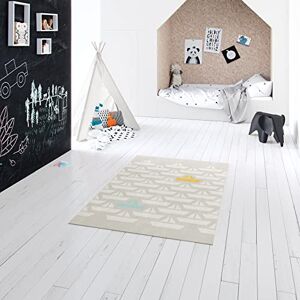Rugs Essentials BALTA Barnmatta för båt, rektangulär matta med kort lugg, perfekt för barnrum lekrum, lättskött fläckbeständig, polypropen, 120 x 170 cm, grå Rugs Essentials BALTA Barnmatta för båt, rektangulär matta med kort lugg, perfekt för barnrum lekrum, lättskött fläckbeständig, polypropen, 120 x 170 cm, grå