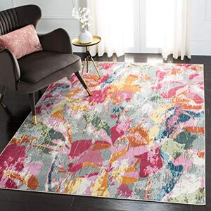 Safavieh traditionell inomhusvävd rektangulär matta, Lillian-kollektion, LLN357, i grå/rosa, 122 x 183 cm för vardagsrum, sovrum eller valfritt inomhusutrymme Safavieh traditionell inomhusvävd rektangulär matta, Lillian-kollektion, LLN357, i grå/rosa, 122 x 183 cm för vardagsrum, sovrum eller valfritt inomhusutrymme