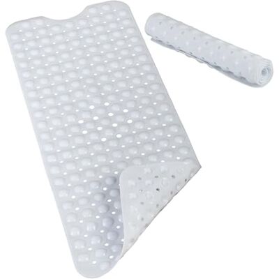Relaxdays Badkarsmatta, Extra stor storlek med sugkoppar, tvättbar, 97 x 39 cm, 0,7 x 97 x 39 cm Relaxdays Badkarsmatta, Extra stor storlek med sugkoppar, tvättbar, 97 x 39 cm, 0,7 x 97 x 39 cm
