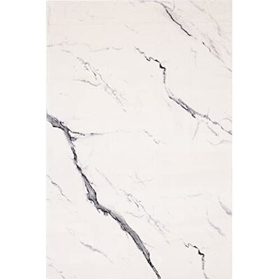 Agnella Olika marmormattor – helmatta 100% ny zeeländsk ull – vävd med Wilton-teknik – matta för vardagsrum, modern, vintage, retro, 160 x 240 x 1,20 cm – polarvit Agnella Olika marmormattor – helmatta 100% ny zeeländsk ull – vävd med Wilton-teknik – matta för vardagsrum, modern, vintage, retro, 160 x 240 x 1,20 cm – polarvit