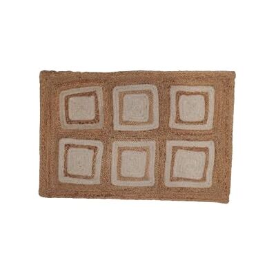 ottoman , Jute Nell Carpet 100% Natural Jute Fiber Hög Resistens Matta Handvävda Matta För Vardagsrum, Matsal, Sovrum, Hall Natural (60x90cm) ottoman , Jute Nell Carpet 100% Natural Jute Fiber Hög Resistens Matta Handvävda Matta För Vardagsrum, Matsal, Sovrum, Hall Natural (60x90cm)