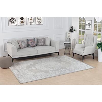 Livabliss Surya Agadir Vintage matta – matta vardagsrum, matsal, hall, mattor i vardagsrum – boho-matta orientalisk stil, matta med kort lugg – beige, ljusbeige, gammalvit, ljusgrå, silver 200 x 275 cm Livabliss Surya Agadir Vintage matta – matta vardagsrum, matsal, hall, mattor i vardagsrum – boho-matta orientalisk stil, matta med kort lugg – beige, ljusbeige, gammalvit, ljusgrå, silver 200 x 275 cm