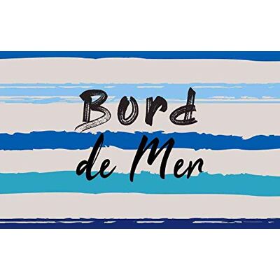 Coryl Vertueux matta, polyamidfibrer heatset, hav, 75 x 50 cm Coryl Vertueux matta, polyamidfibrer heatset, hav, 75 x 50 cm