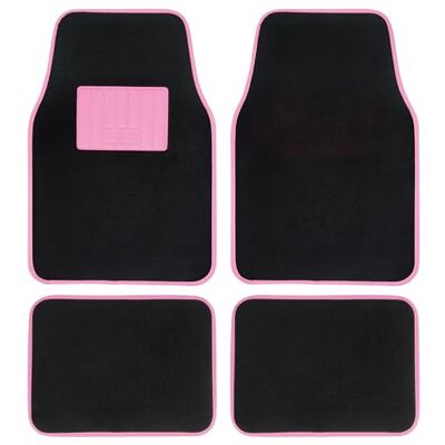 S SUMEX Universal Bilmattor Matta Rug Rug Rubber Rug Rosa Kant Halkfria och Tvättbara Främre Mattor 45 x 65 cm Bakre 44 x 33 cm S SUMEX Universal Bilmattor Matta Rug Rug Rubber Rug Rosa Kant Halkfria och Tvättbara Främre Mattor 45 x 65 cm Bakre 44 x 33 cm