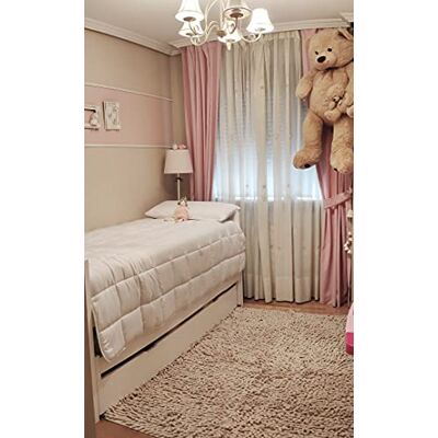 Ottoman Shaggy Matta, Bomull, Beig, 90 x 150 cm Ottoman Shaggy Matta, Bomull, Beig, 90 x 150 cm