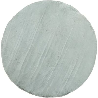 Indomex Rug Fluffy 080 cm rund Duckegg Indomex Rug Fluffy 080 cm rund Duckegg