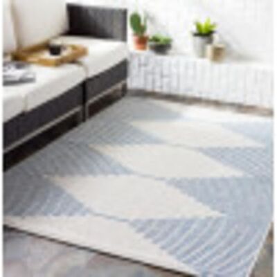 Livabliss Surya Eagean modern geometrisk inomhus/utomhus matta marinblå och vit 130 x 180 cm Livabliss Surya Eagean modern geometrisk inomhus/utomhus matta marinblå och vit 130 x 180 cm