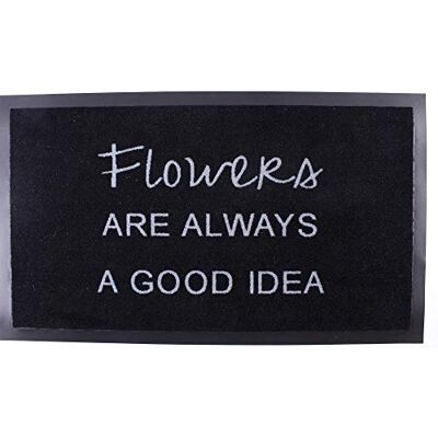 Lafinesse Dekorativ kokos entré dörrmatta blommor är alltid en bra idé 75 cm x 45 cm Lafinesse Dekorativ kokos entré dörrmatta blommor är alltid en bra idé 75 cm x 45 cm