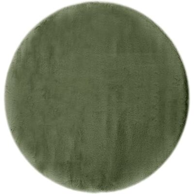-LUXOR- living -LUXOR- levande fuskpäls coste fluffig matta sovrum – perfekt för användning som sängmatta sovrum – mysig pälsmatta lammskinnsimitation 120 cm rund mörkgrön -LUXOR- living -LUXOR- levande fuskpäls coste fluffig matta sovrum – perfekt för användning som sängmatta sovrum – mysig pälsmatta lammskinnsimitation 120 cm rund mörkgrön