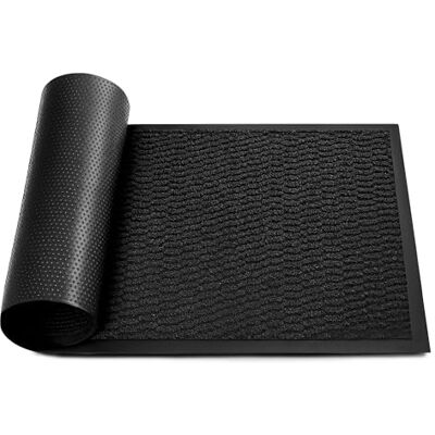 KEPLIN smutsfångande och vattenabsorberande dörrmatta – halkfri baksida, lätt att rengöra, hållbar och tvättbar – PVC-botten och polypropylenfiber – inomhus- och utomhusbruk – året runt (40 x 60 cm) KEPLIN smutsfångande och vattenabsorberande dörrmatta – halkfri baksida, lätt att rengöra, hållbar och tvättbar – PVC-botten och polypropylenfiber – inomhus- och utomhusbruk – året runt (40 x 60 cm)