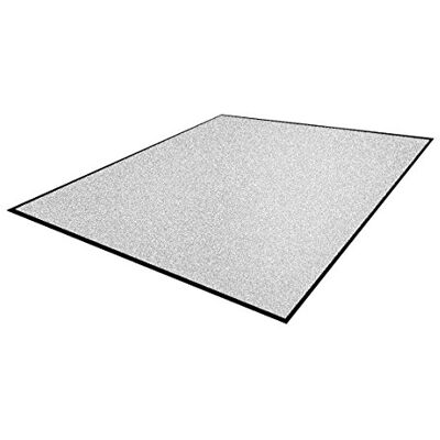 M+A Matting Andersen 1959026 Classic Impressions Solid Nylon Fiber inomhus golvmatta, nitrilgummibaksida, 830 g/kvm, 85 cm bredd x 115 cm längd, ljusgrå M+A Matting Andersen 1959026 Classic Impressions Solid Nylon Fiber inomhus golvmatta, nitrilgummibaksida, 830 g/kvm, 85 cm bredd x 115 cm längd, ljusgrå