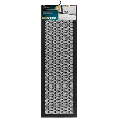 JVL Allure maskintvättbar entrélöpare dörrmatta, 50 x 150 cm svart JVL Allure maskintvättbar entrélöpare dörrmatta, 50 x 150 cm svart