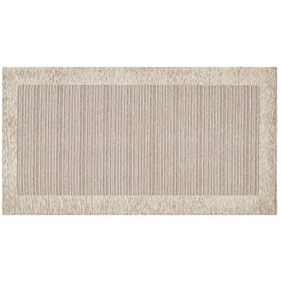 BIANCHERIAWEB Matta 65 x 110 cm Rum & Vardagsrum med retro halkfri Design Stripes By Suardi, Set 2 mattor, sand BIANCHERIAWEB Matta 65 x 110 cm Rum & Vardagsrum med retro halkfri Design Stripes By Suardi, Set 2 mattor, sand