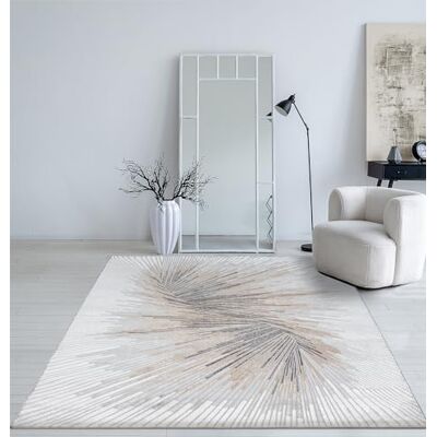 Mias Teppiche Mia's mattor Cielo modern tät matta med kort lugg, vardagsrum, sovrum, elegant glans, glänsande fiber, hög effekt, fjäder, grå, 160 x 230 cm Mias Teppiche Mia's mattor Cielo modern tät matta med kort lugg, vardagsrum, sovrum, elegant glans, glänsande fiber, hög effekt, fjäder, grå, 160 x 230 cm