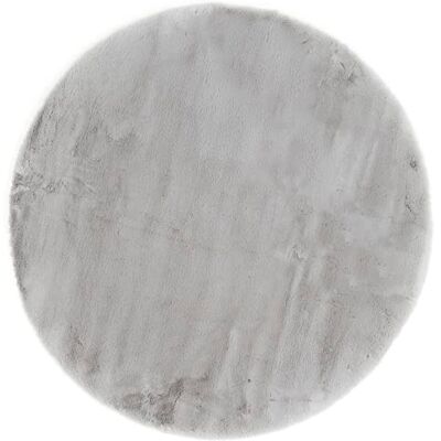 -LUXOR- living -LUXOR – living matta, mysig hög lugg, fuskpäls, matta, pälsimitation i fårskinnsutseende 80 cm rund grå -LUXOR- living -LUXOR – living matta, mysig hög lugg, fuskpäls, matta, pälsimitation i fårskinnsutseende 80 cm rund grå