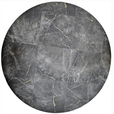 Azinol Tadi & Imperio1979 Antracit rund vinylmatta träig marmorritning för kök, vinyl vardagsrumsmatta, anti-slip kontorsmatta med gyllene detaljer. 133 cm diameter Azinol Tadi & Imperio1979 Antracit rund vinylmatta träig marmorritning för kök, vinyl vardagsrumsmatta, anti-slip kontorsmatta med gyllene detaljer. 133 cm diameter