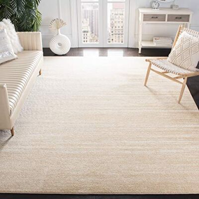 Safavieh Adirondack Collection matta (2,7 x 30,5 cm), modern champagne- och krämdesign, luddfri och lätt att rengöra, perfekt för områden med hög trafik i vardagsrum, sovrum Safavieh Adirondack Collection matta (2,7 x 30,5 cm), modern champagne- och krämdesign, luddfri och lätt att rengöra, perfekt för områden med hög trafik i vardagsrum, sovrum